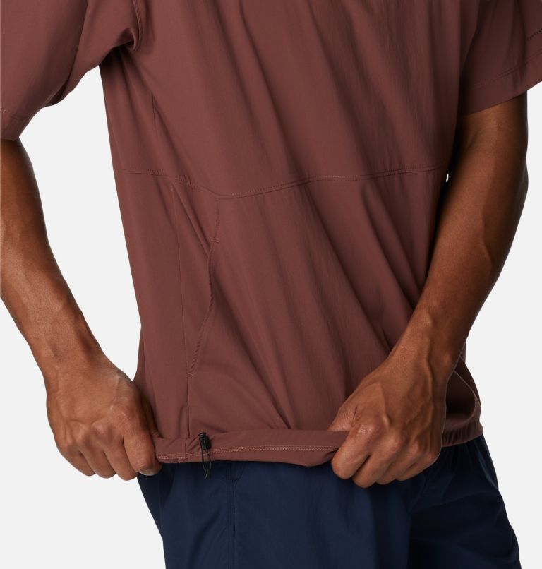 Thumbnail: Men's Canyon Gate Woven Short Sleeve Shirt, Color: Light Raisin, image 5