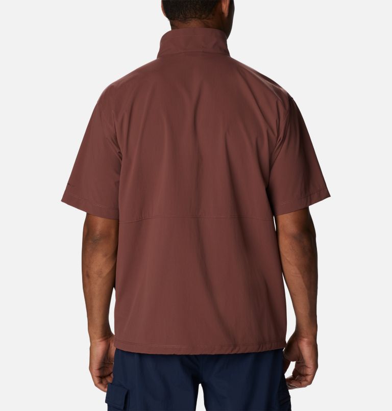Men's Canyon Gate Woven Short Sleeve Shirt, Color: Light Raisin, image 2