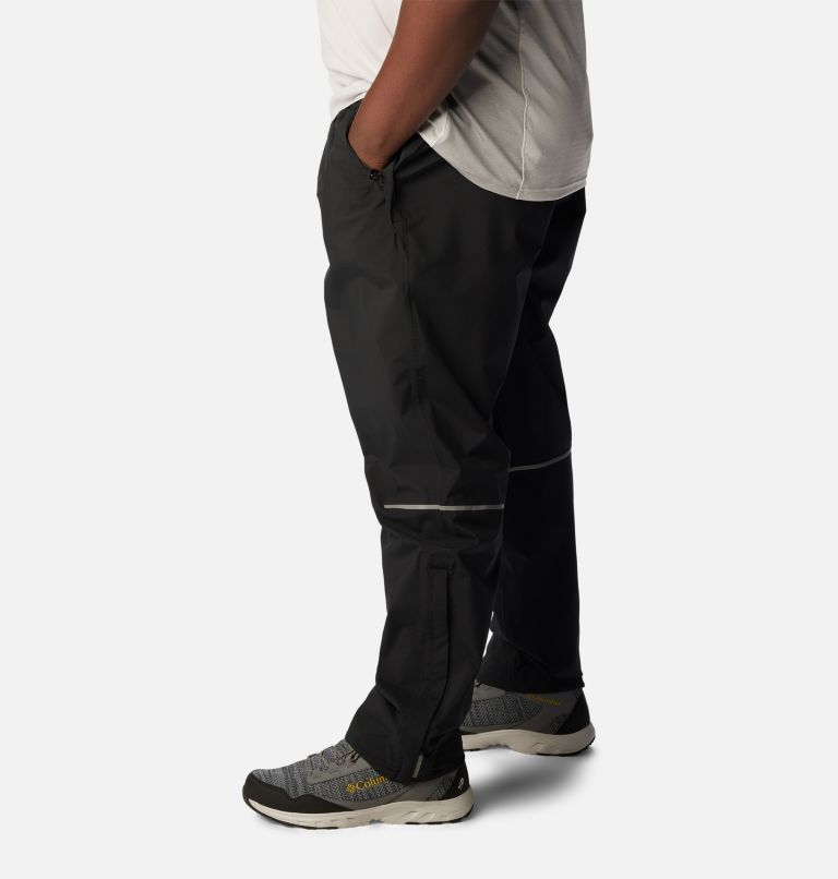 Men's Hazy Trail Rain Pants - Big, Color: Black, image 3