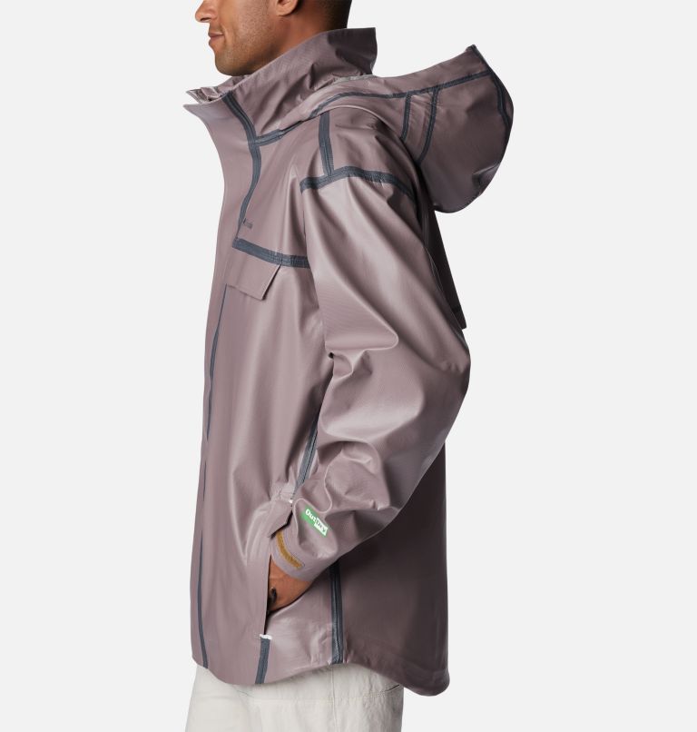Men's Coral Ridge OutDry Extreme Rain Jacket, Color: Quantum Mauve, image 3
