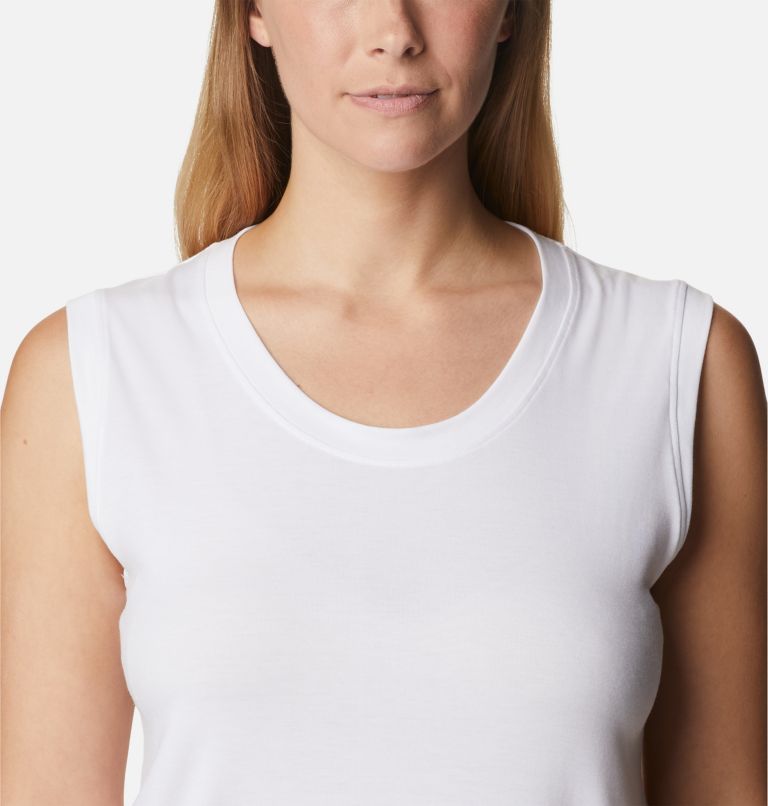 Women's Boundless Beauty Tank, Color: White, image 4