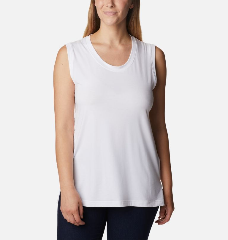 Women's Boundless Beauty Tank, Color: White, image 1