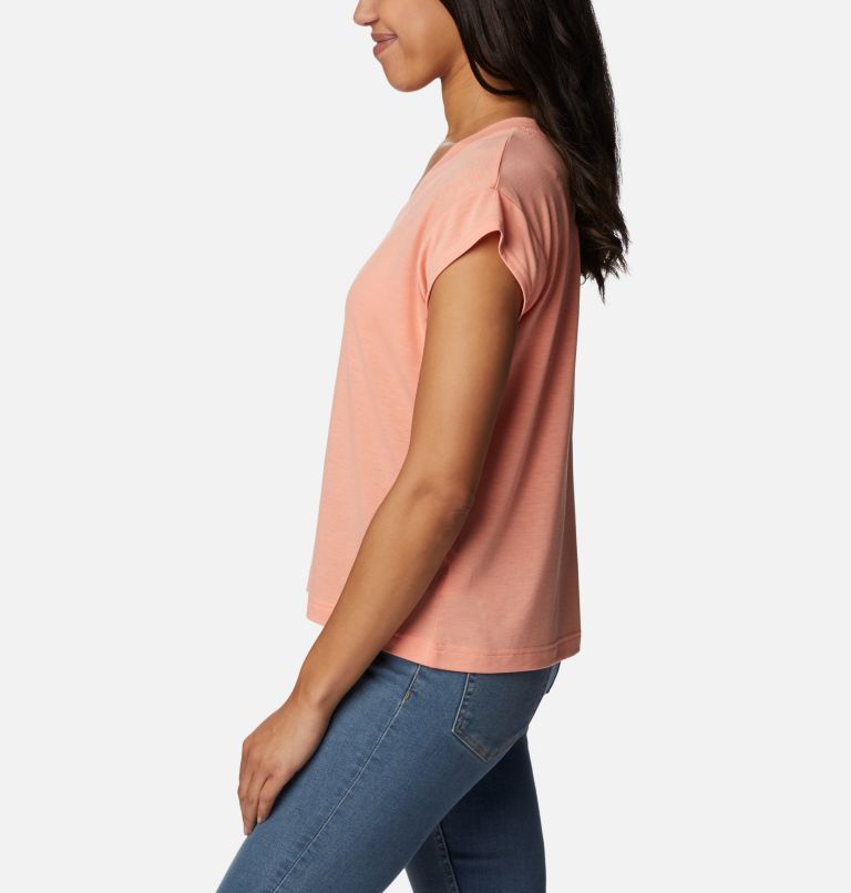 Women's Boundless Beauty Tee, Color: Summer Peach, image 3