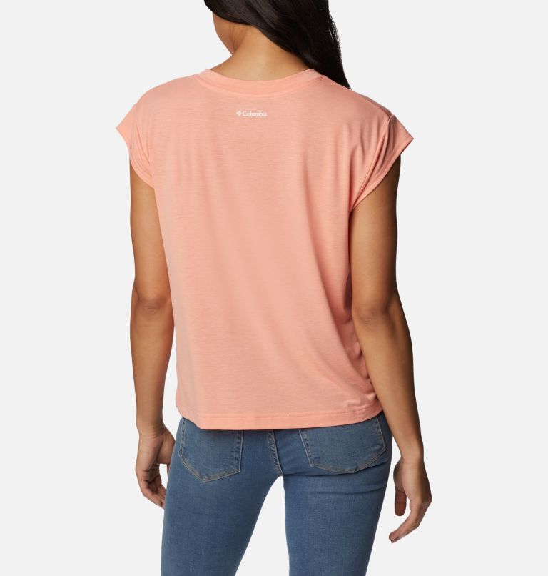 Thumbnail: T-shirt Boundless Beauty Femme, Color: Summer Peach, image 2
