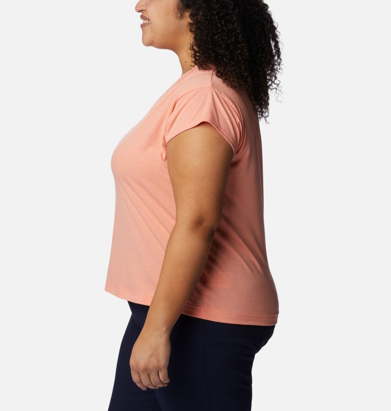 Women's Boundless Beauty Tee - Plus Size, Color: Summer Peach, image 3