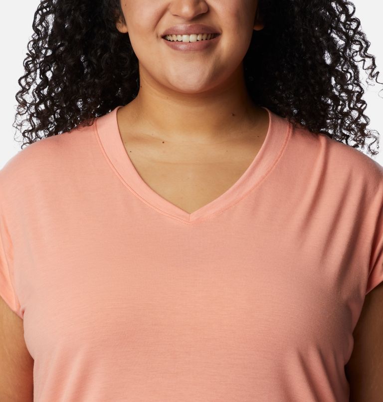 Women's Boundless Beauty Tee - Plus Size, Color: Summer Peach, image 4