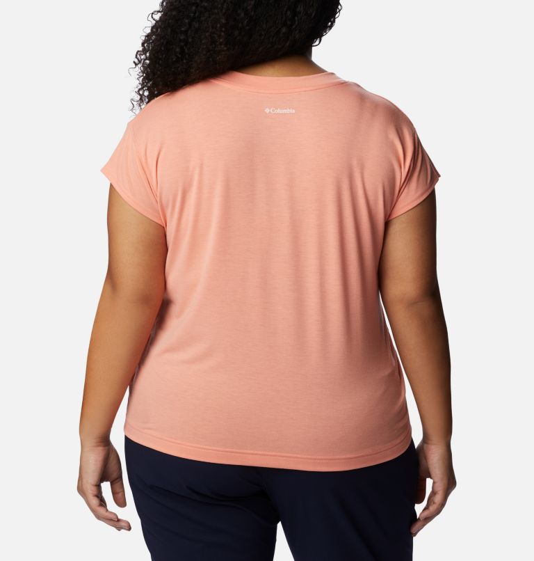 Thumbnail: T-shirt Boundless Beauty Femme - Grandes tailles, Color: Summer Peach, image 2