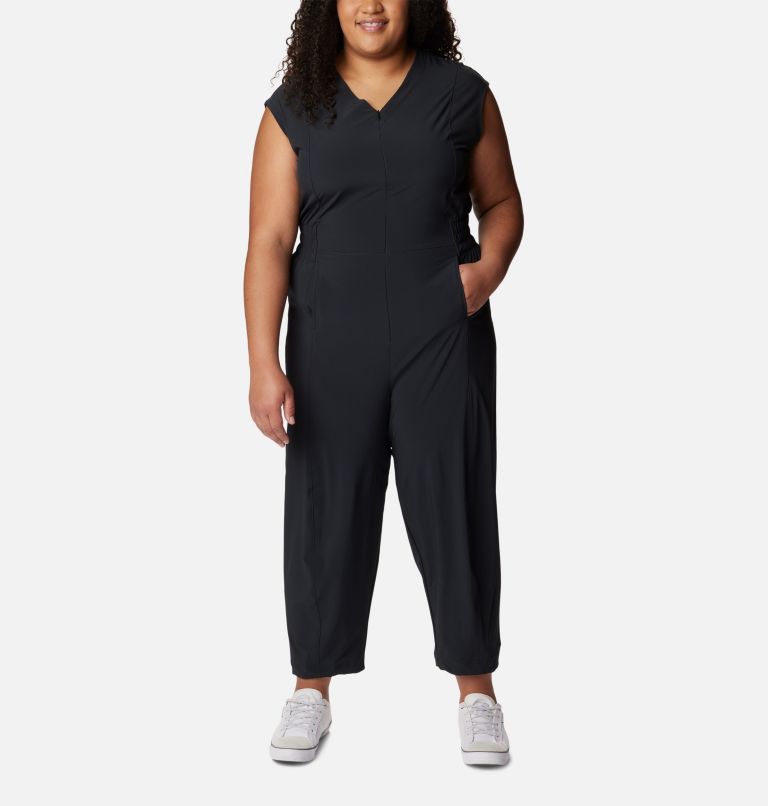 Plus size black store overall