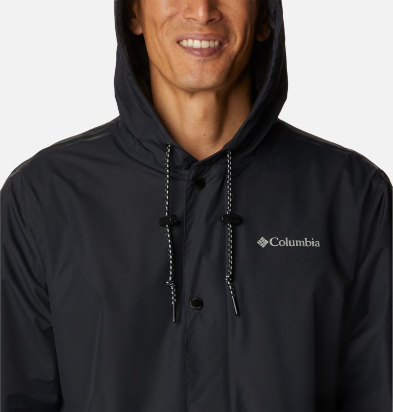Men's Cedar Cliff Rain Jacket, Color: Black, image 4