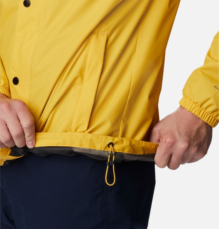 Thumbnail: Mens's Cedar Cliff Rain Jacket, Color: Golden Nugget, image 6