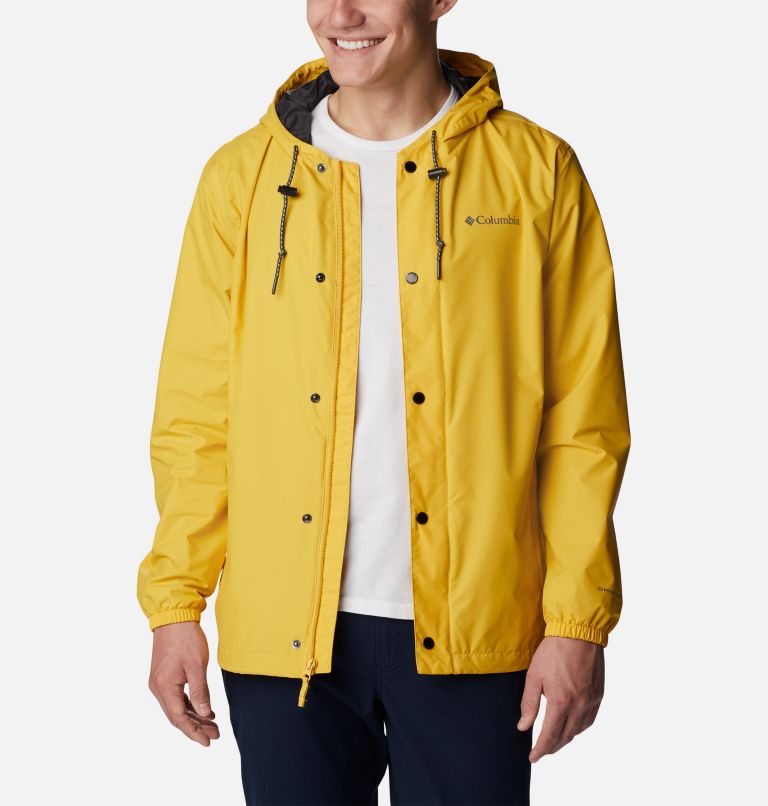 Men's Cedar Cliff Rain Jacket, Color: Golden Nugget, image 7