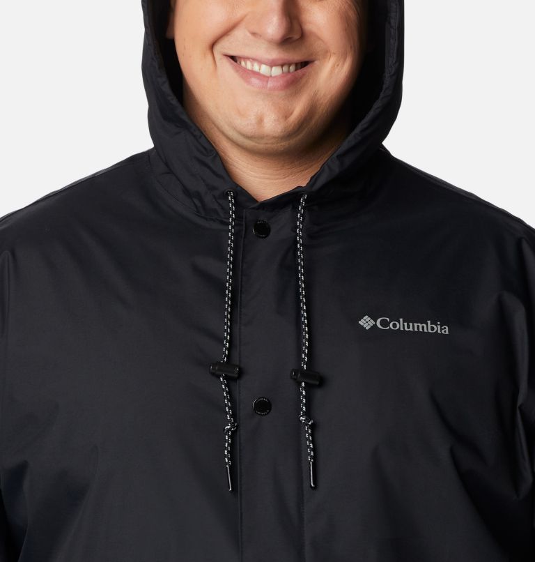 Men's Cedar Cliff Rain Jacket - Big, Color: Black, image 4