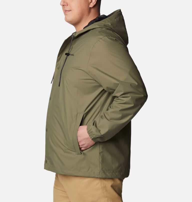 Men's Cedar Cliff Rain Jacket - Big, Color: Stone Green, image 3