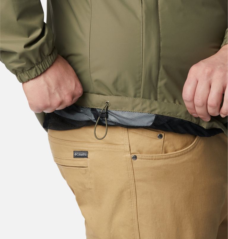 Men's Cedar Cliff Rain Jacket - Big, Color: Stone Green, image 6