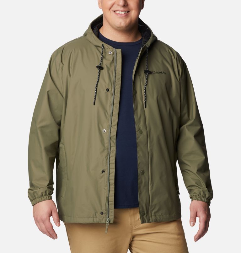 Men's Cedar Cliff Rain Jacket - Big, Color: Stone Green, image 7