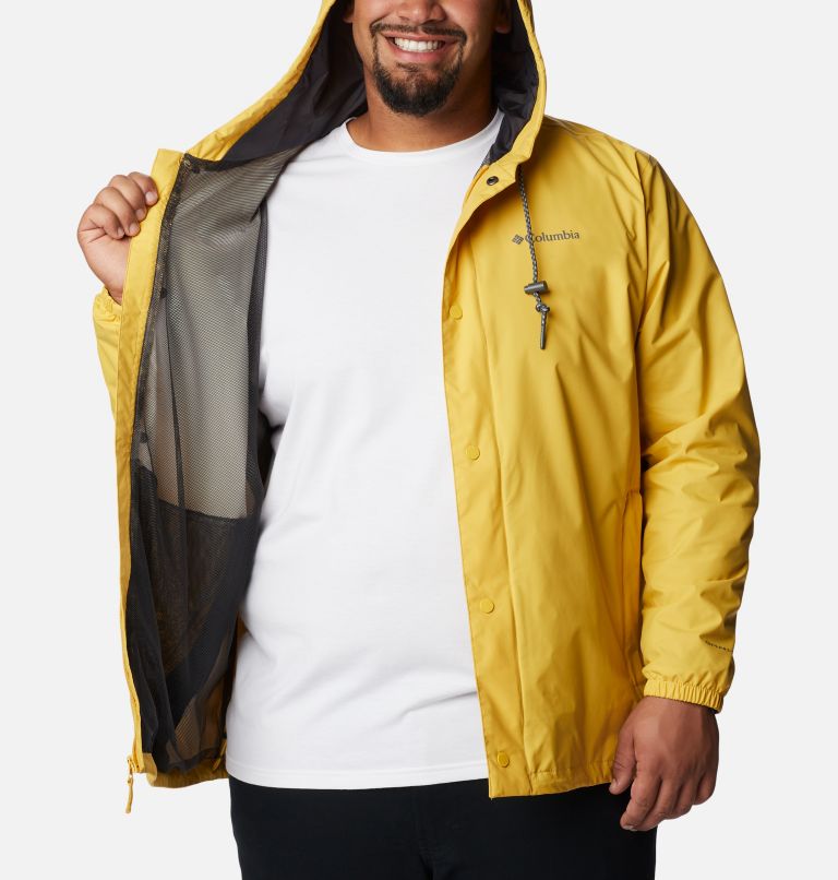 Men's Cedar Cliff Rain Jacket - Big, Color: Golden Nugget, image 5