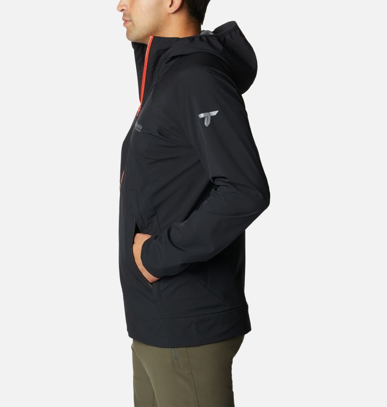 Thumbnail: Men's Platinum Peak Softshell Jacket, Color: Black, image 3