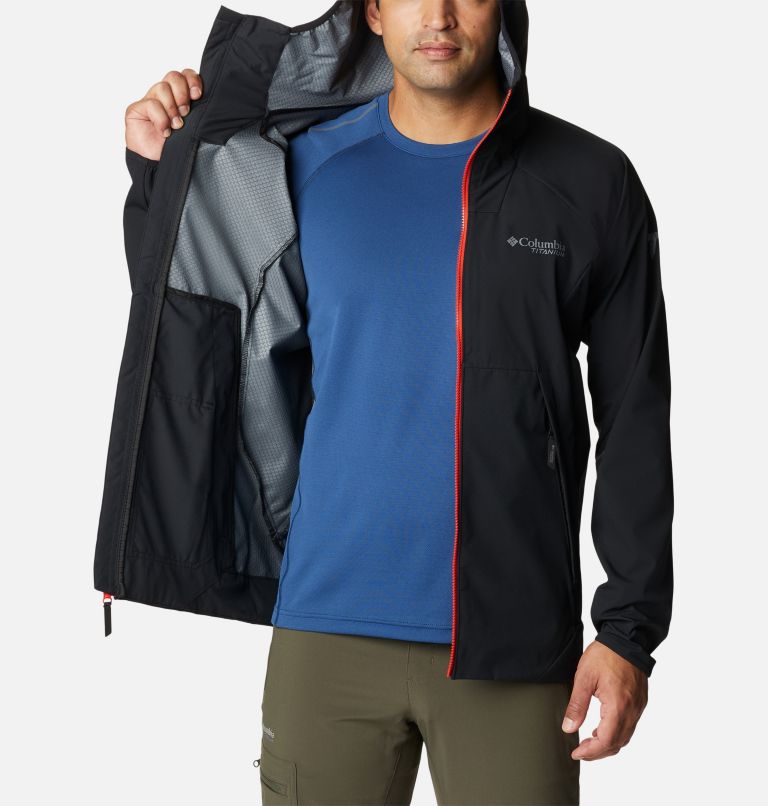 Men's Platinum Peak Softshell Jacket, Color: Black, image 5