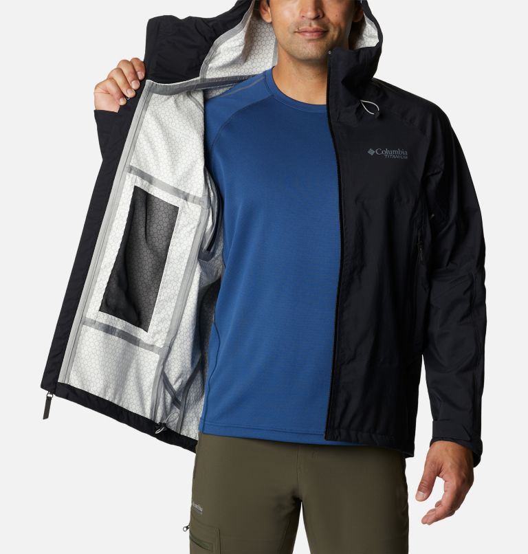Men's Mazama Trail Waterproof Jacket, Color: Black, image 5
