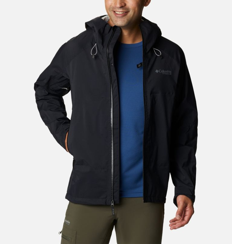Men's Mazama Trail Waterproof Jacket, Color: Black, image 8