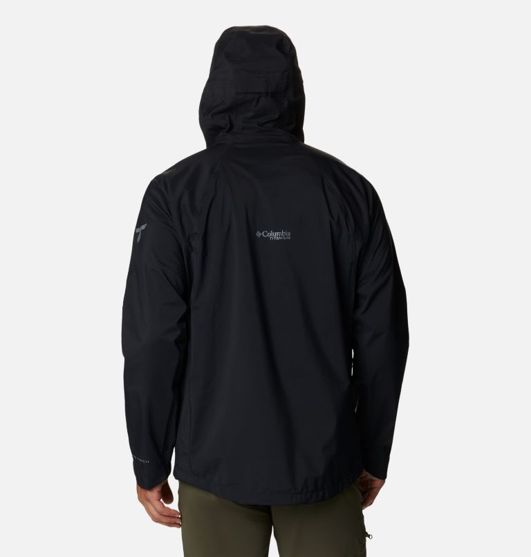 Thumbnail: Men's Mazama Trail Waterproof Jacket, Color: Black, image 2