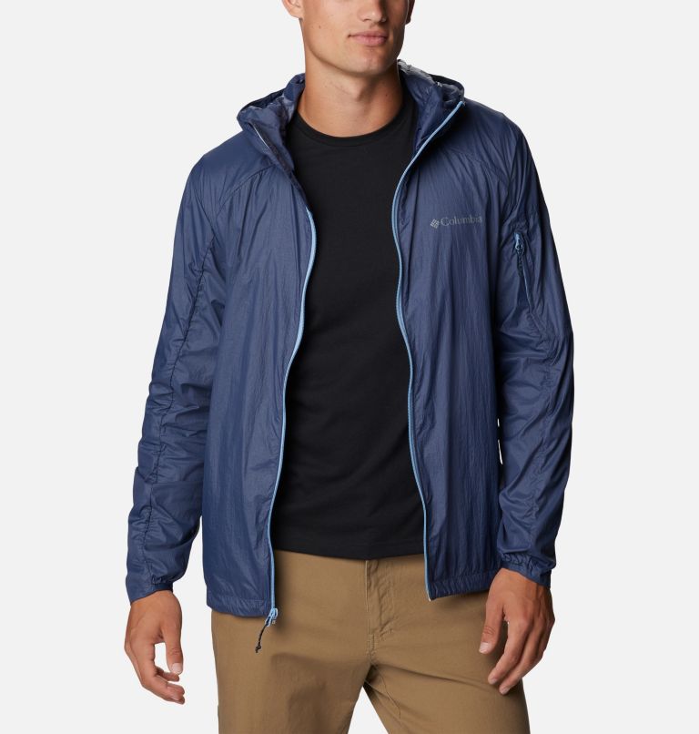 Men's Loop Trail Windbreaker, Color: Dark Mountain, image 8