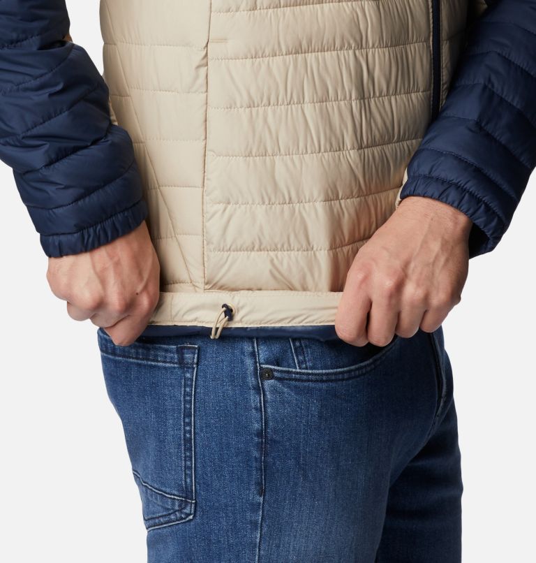 Thumbnail: Men's Silver Falls Jacket, Color: Ancient Fossil, Collegiate Navy, image 6