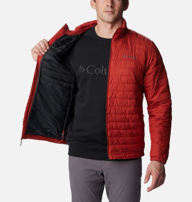 Thumbnail: Men's Silver Falls Jacket, Color: Warp Red, image 5