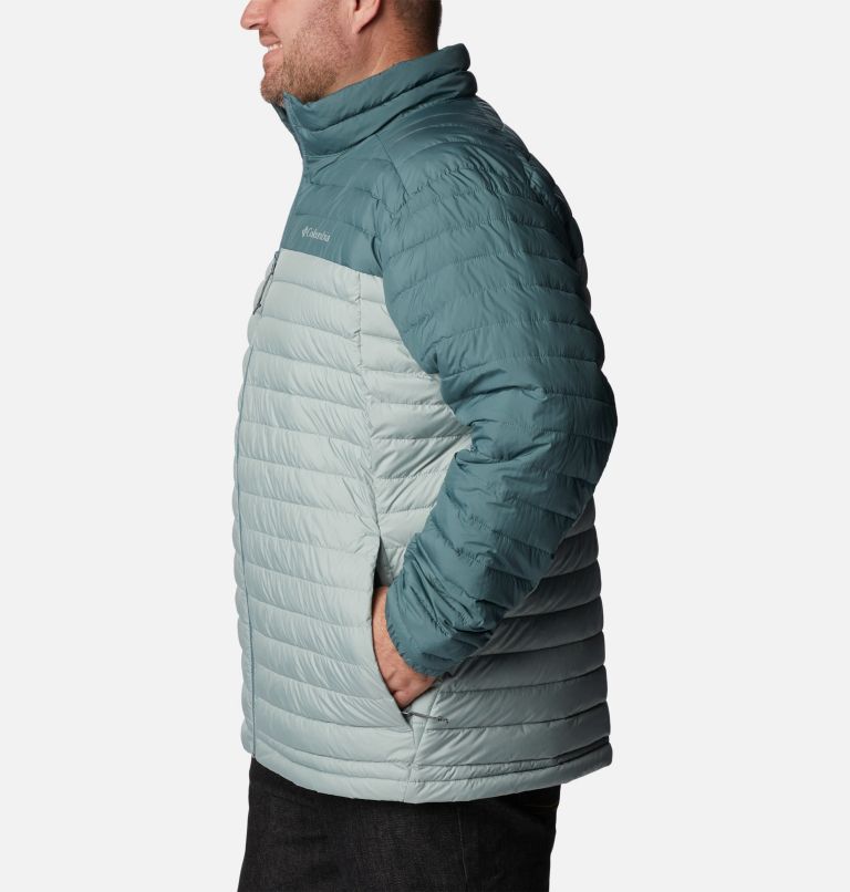 Men's Silver Falls Packable Insulated Jacket - Extended size, Color: Niagara, Metal, image 3