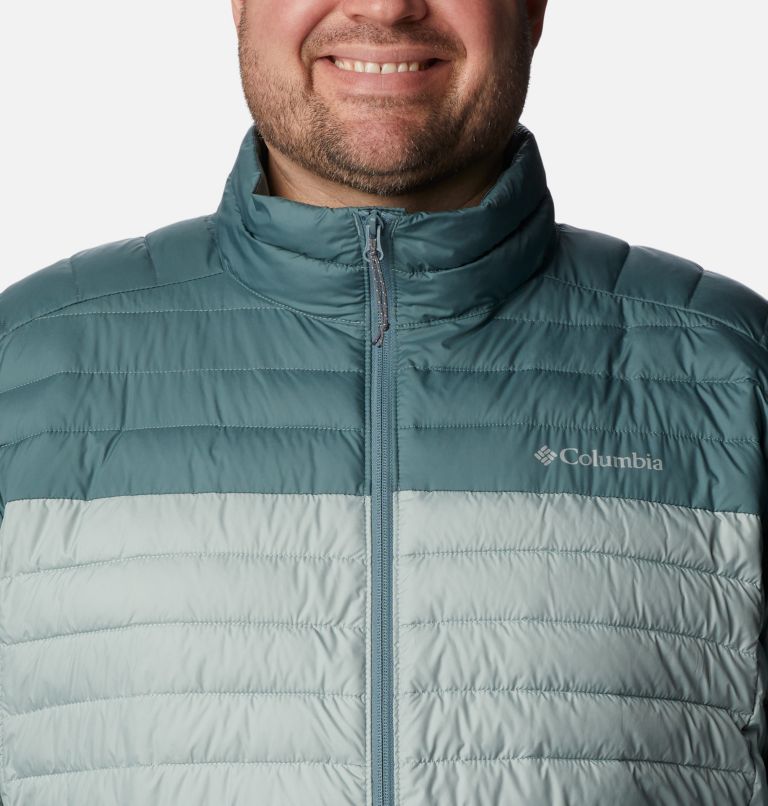 Men's Silver Falls Packable Insulated Jacket - Extended size, Color: Niagara, Metal, image 4