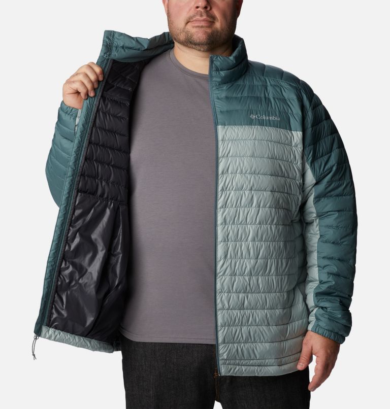 Men's Silver Falls Packable Insulated Jacket - Extended size, Color: Niagara, Metal, image 5