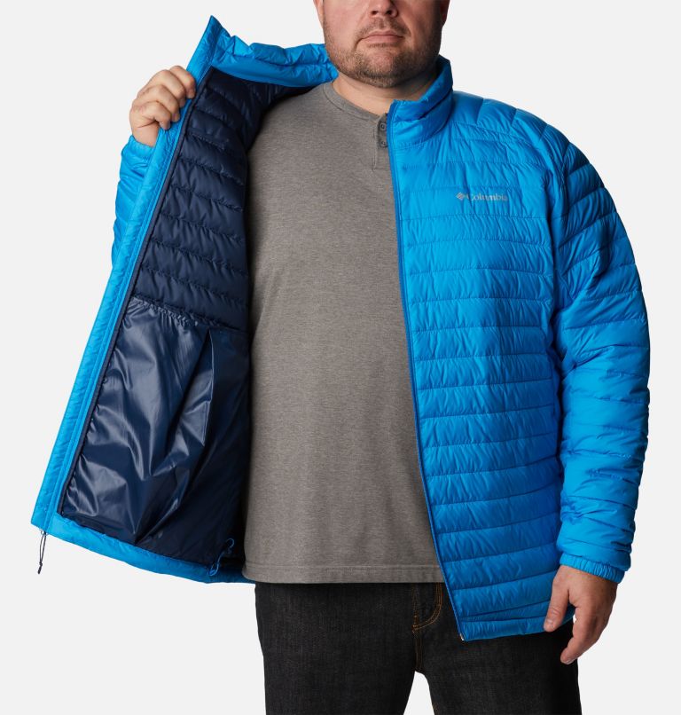 Thumbnail: Men's Silver Falls Packable Insulated Jacket - Extended size, Color: Compass Blue, image 5