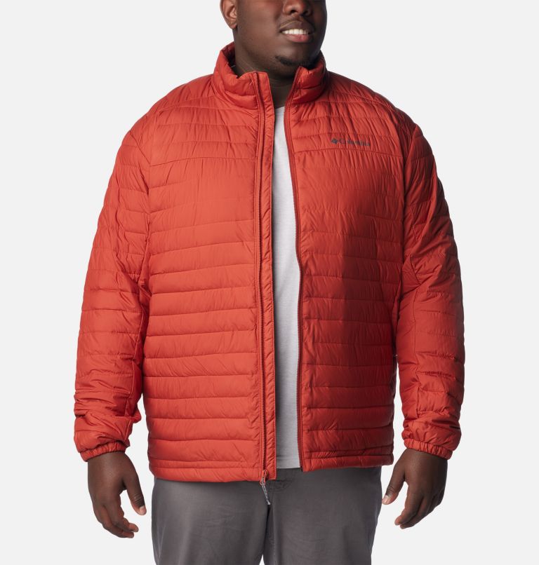 Mens silver puffer jacket sale