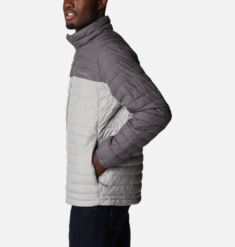 Chaqueta con aislamiento Silver Falls para hombre, Color: Columbia Grey, City Grey, image 3