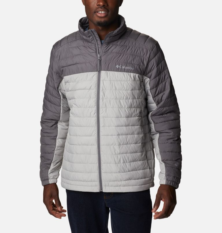 Men's Silver Falls Insulated Jacket, Color: Columbia Grey, City Grey, image 1