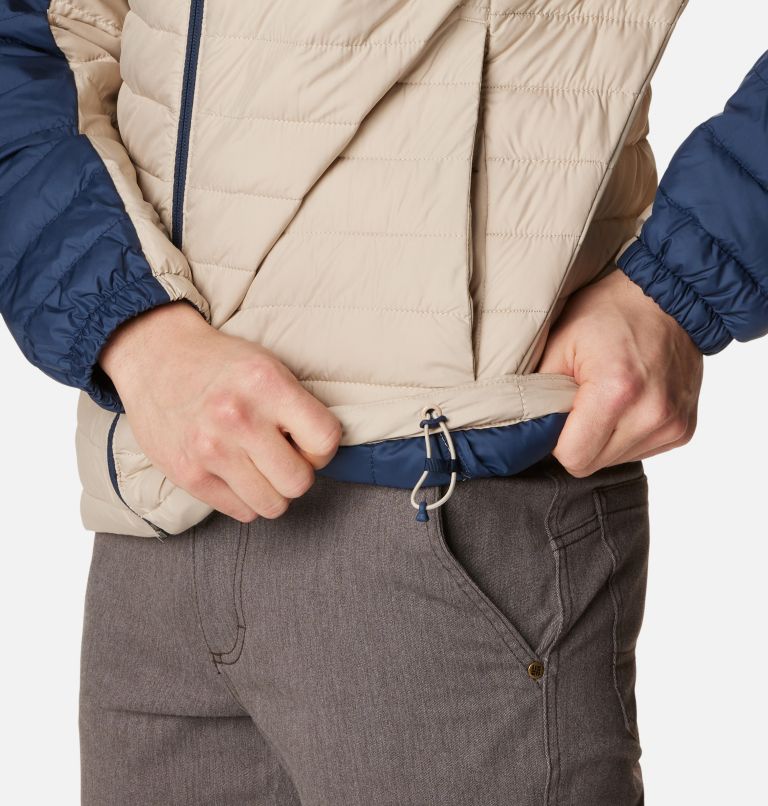 Silver Falls Jacket | 271 | S, Color: Ancient Fossil, Collegiate Navy, image 6