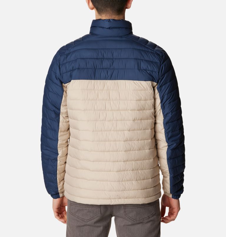 Silver Falls Jacket | 271 | S, Color: Ancient Fossil, Collegiate Navy, image 2
