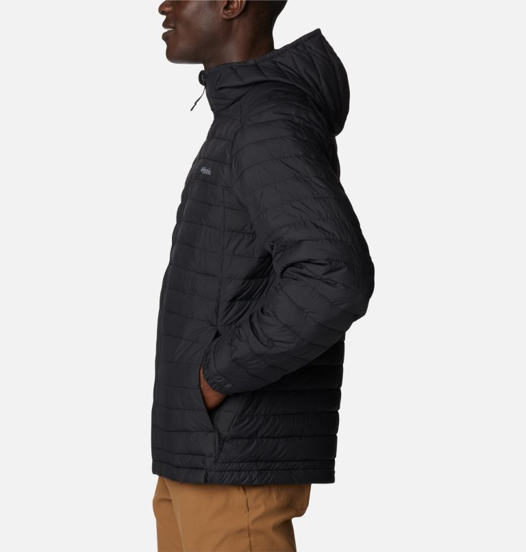 Men's Silver Falls Hooded Jacket, Color: Black, image 3