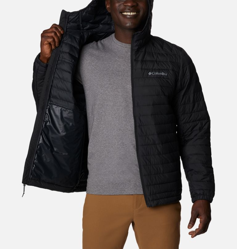 Thumbnail: Men's Silver Falls Hooded Jacket, Color: Black, image 5