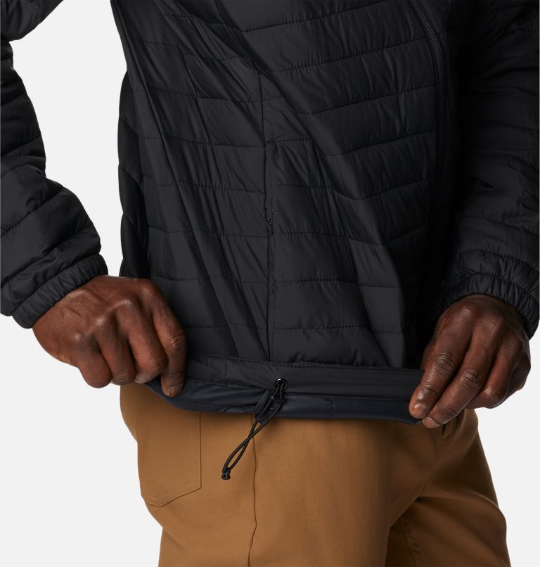 Thumbnail: Men's Silver Falls Hooded Jacket, Color: Black, image 6