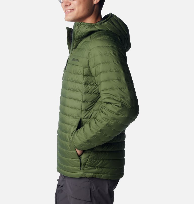 Men's Silver Falls Hooded Jacket, Color: Canteen, image 3
