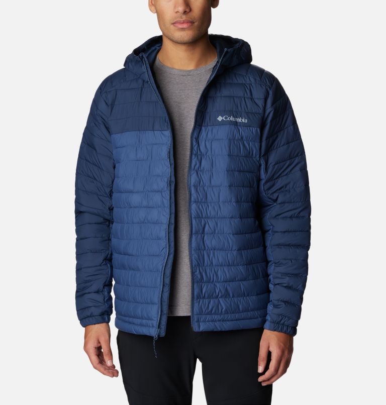 Navy hot sale hooded jacket