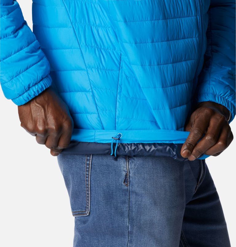 Thumbnail: Men's Silver Falls Hooded Jacket, Color: Compass Blue, image 6