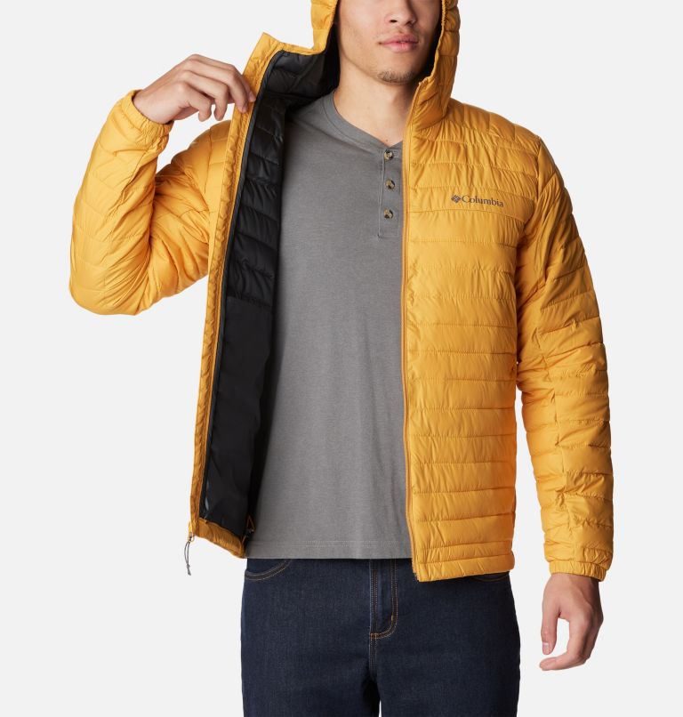 Men's Silver Falls Hooded Jacket, Color: Raw Honey, image 5