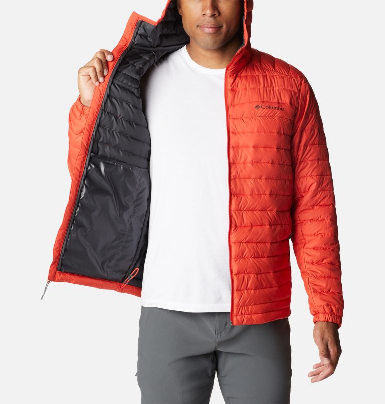 Thumbnail: Men's Silver Falls Hooded Jacket, Color: Spicy, image 5