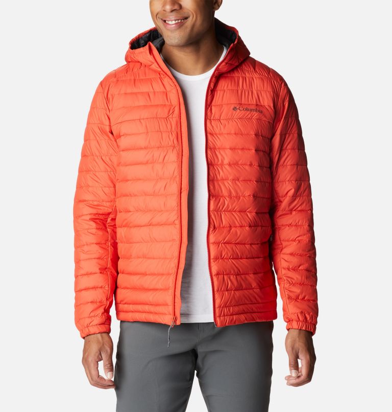 Men's Silver Falls Hooded Jacket, Color: Spicy, image 8