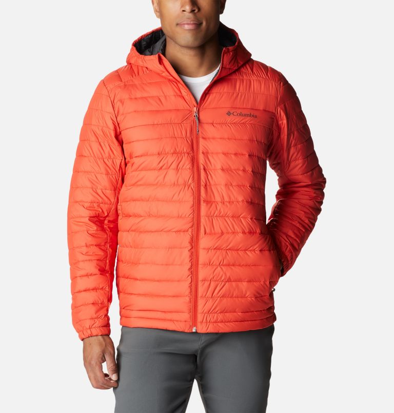 Men's Silver Falls Hooded Jacket, Color: Spicy, image 1