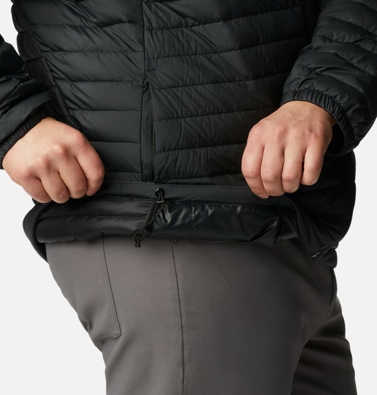Thumbnail: Veste Isolée à Capuche Silver Falls Homme – Grande Taille, Color: Black, image 6
