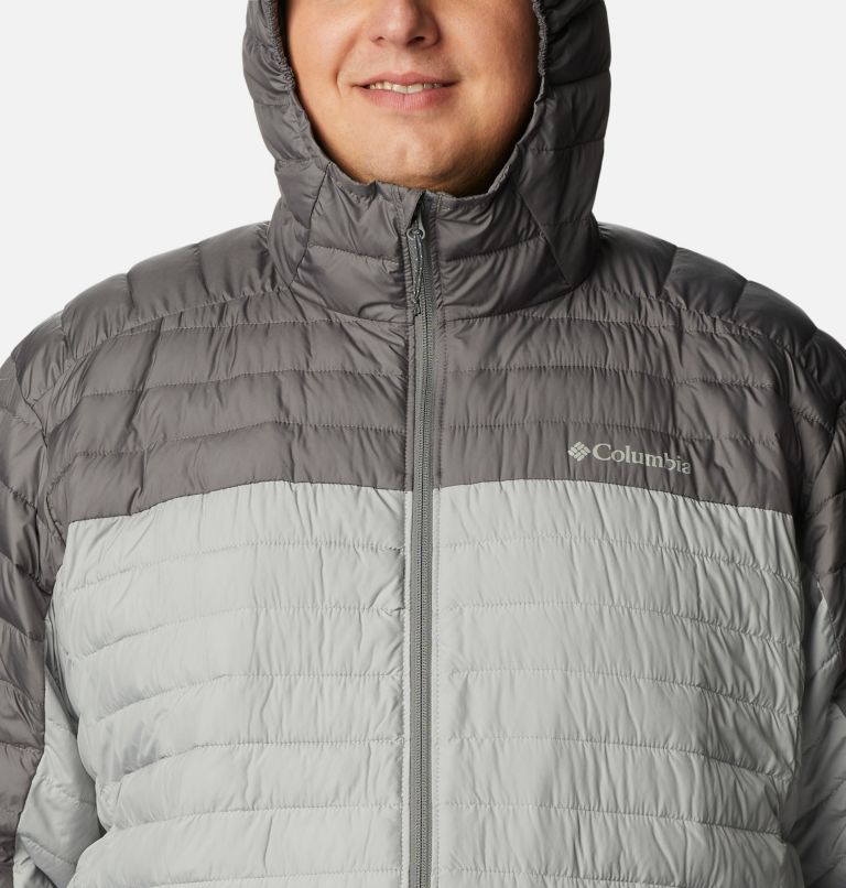 Thumbnail: Men's Silver Falls Hooded Insulated Jacket - Extended size, Color: Columbia Grey, City Grey, image 4