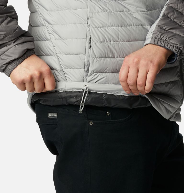 Men's Silver Falls Hooded Insulated Jacket - Extended size, Color: Columbia Grey, City Grey, image 6